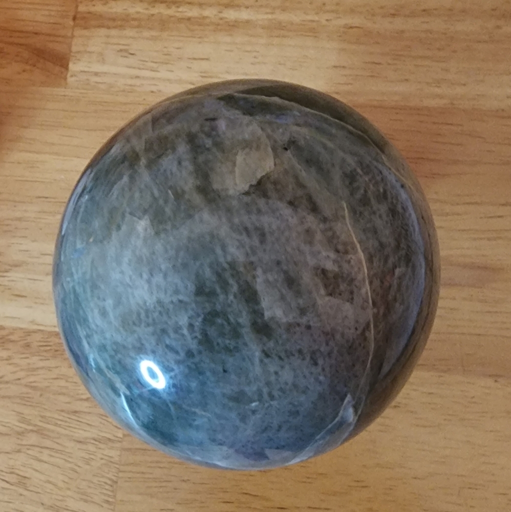 Green Moonstone Sphere